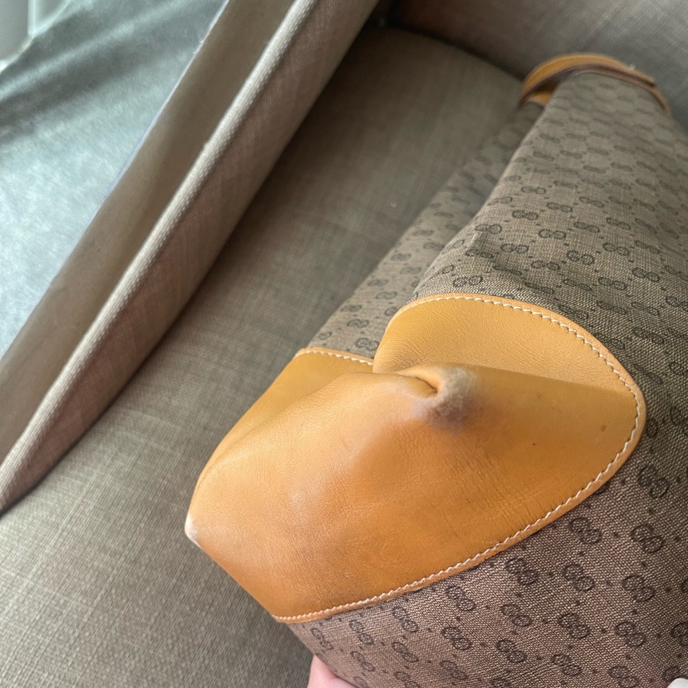 100% Authentic Gucci vintage GG canvas large tote bag 002.123.0138 (PP5) - Picture 11 of 16